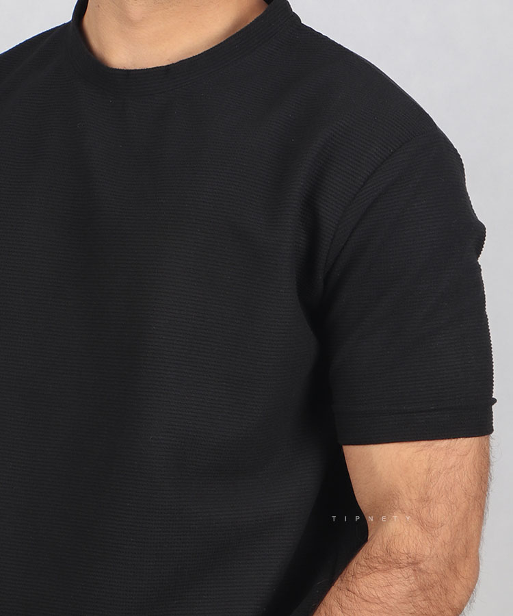                                                                                                                                                                     سبز مشکی طوسی کرم شیری نوک مدادی تیشرت لش 1268  - تصویر 5