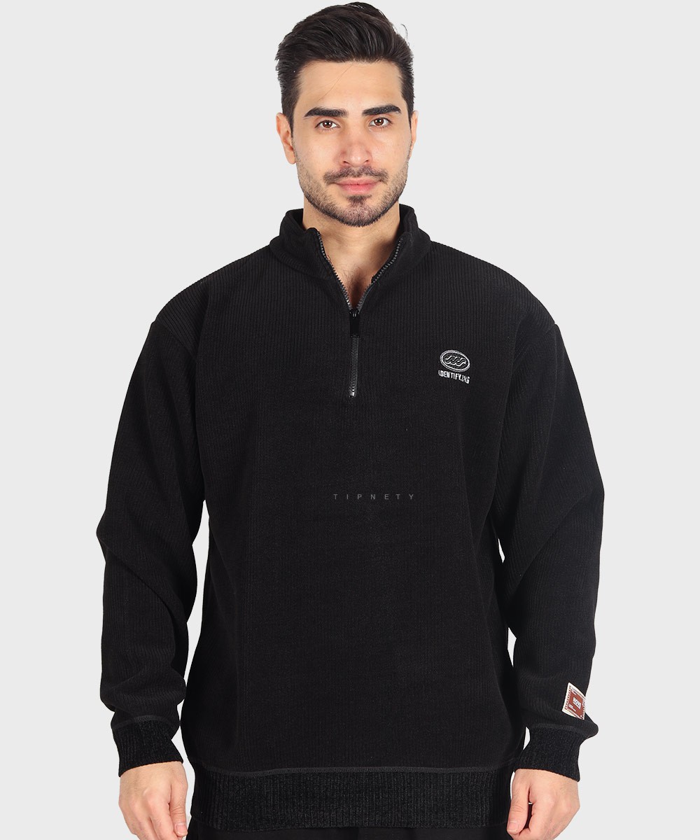           شیری مشکی عسلی خاکی پاییزه پلیور 6094  - تصویر 3