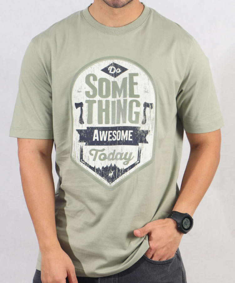 تیشرت طرح دار مردانه 1364