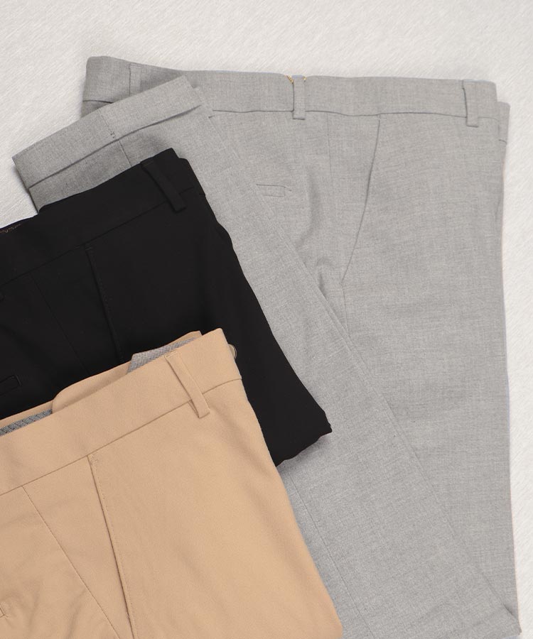 شلوار پارچه ای مردانه فیت دمپا پاکتی 2920