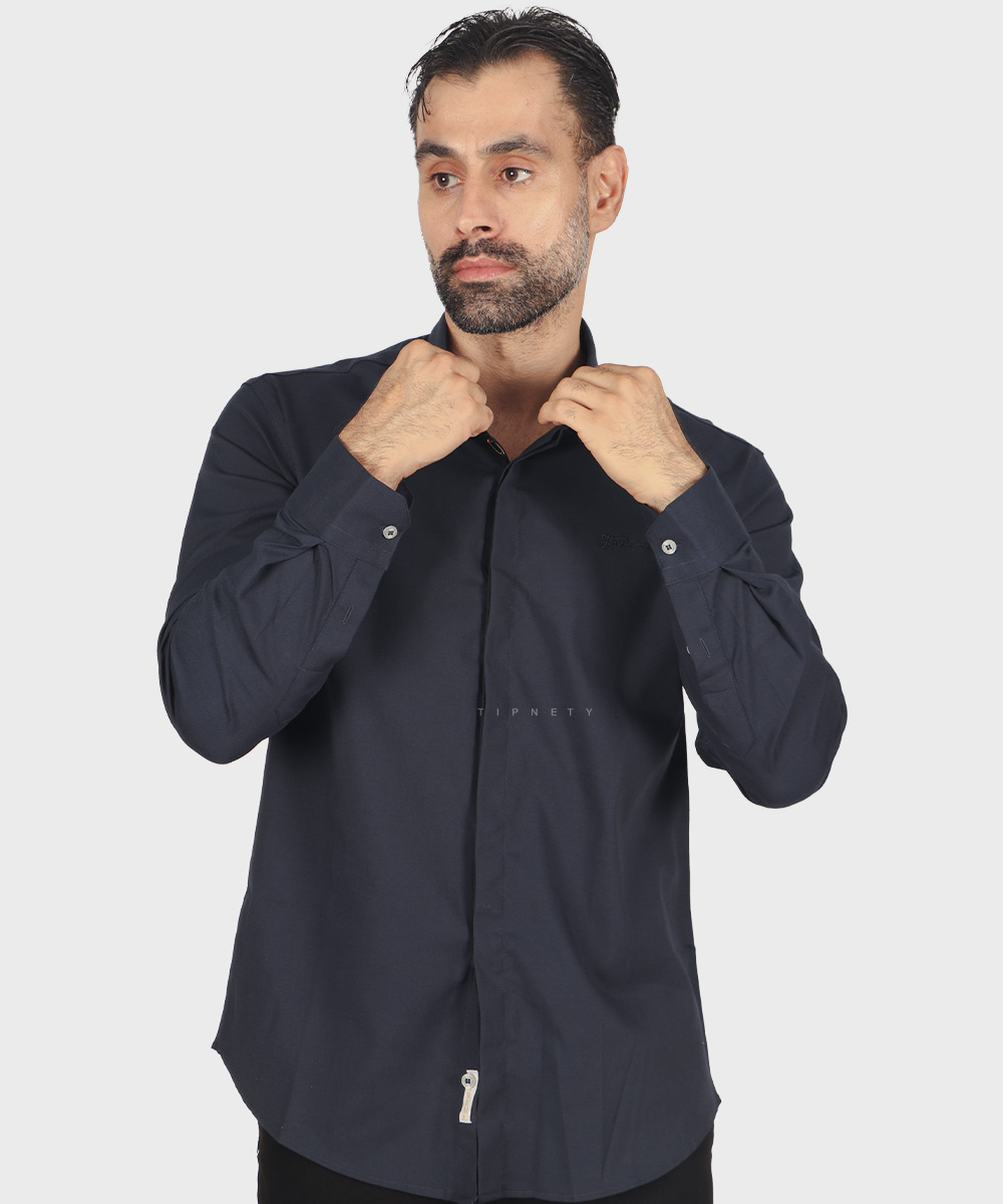             چرک   روشن               چرک   روشن   صدری نسکافه ای سورمه ای لجنی آبی آبی چرک آبی روشن پیراهن آستین بلند فیت 0363  - تصویر 9