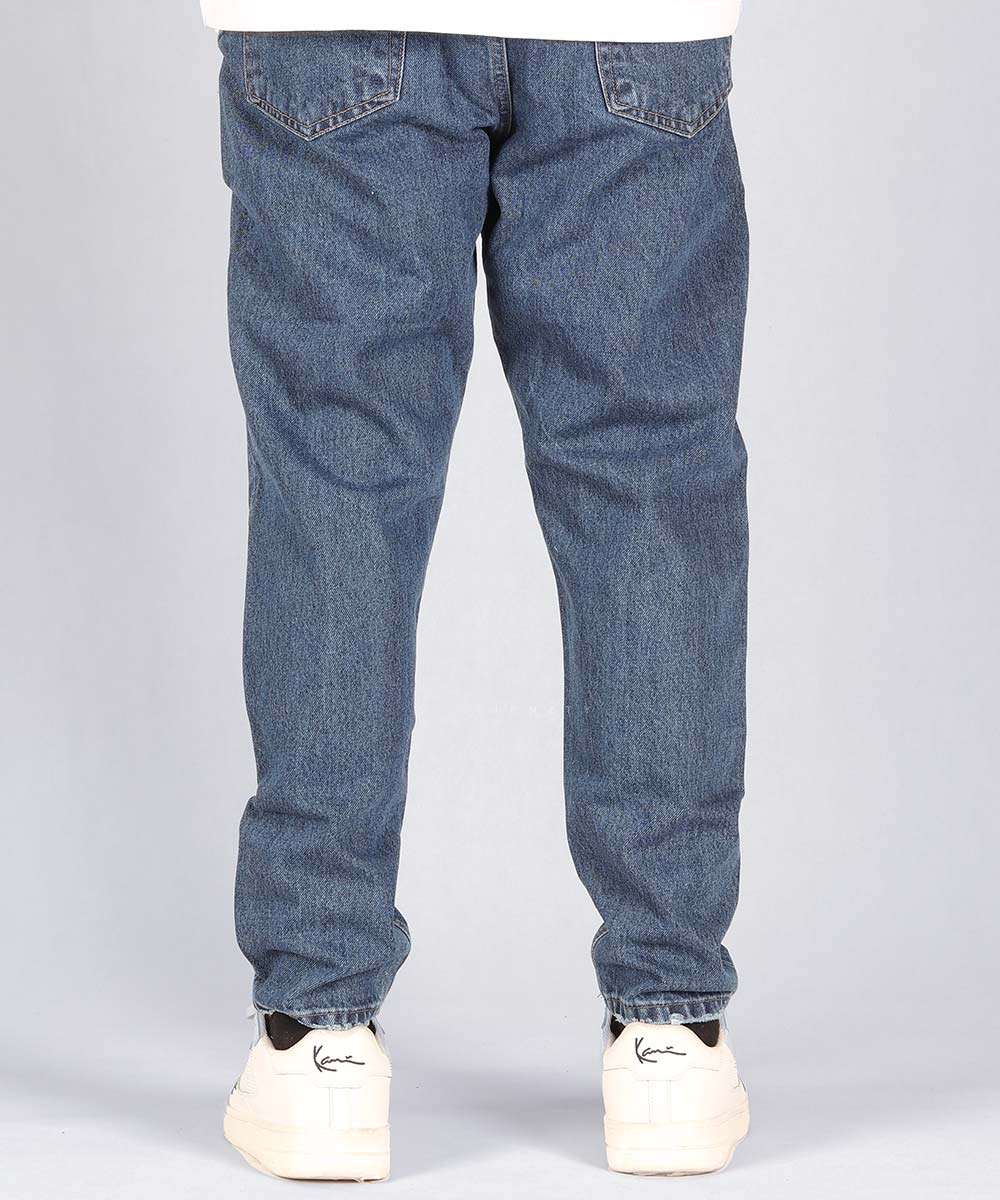             آبی تیره شلوار جین مام فیت 0320  - تصویر 4