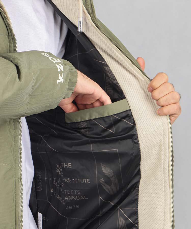                                                                                                     خاکی مشکی طوسی سبز زمستانه کاپشن 0161  - تصویر 5