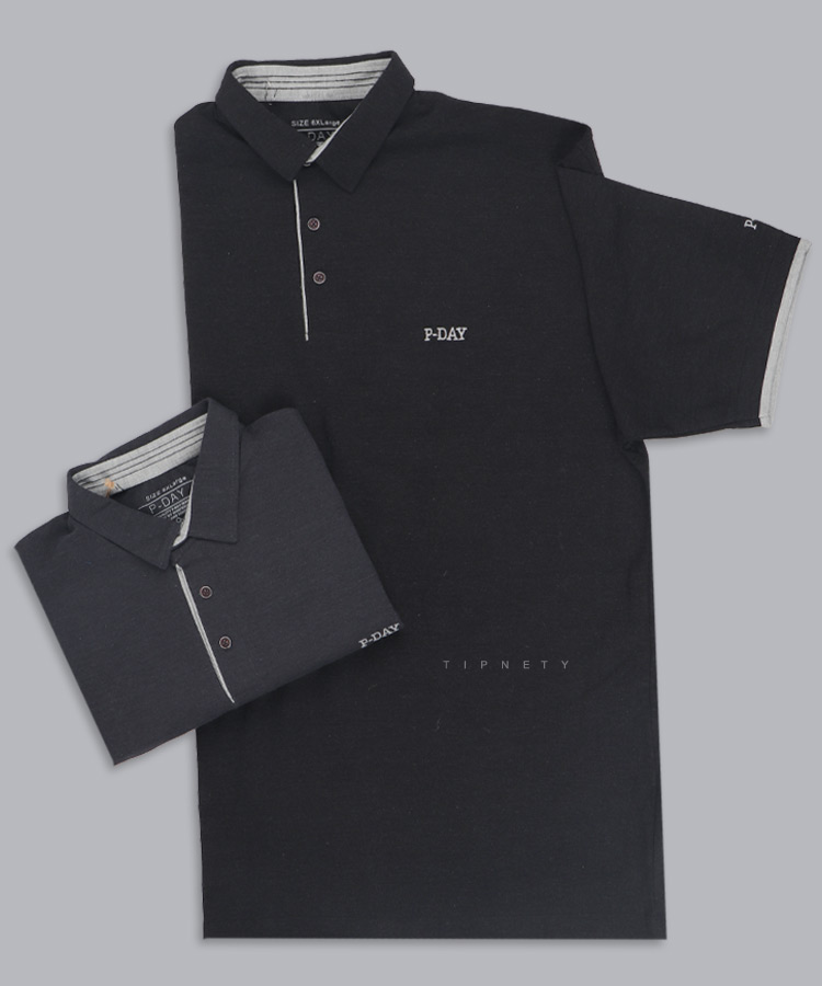 تیشرت یقه دار سایز بزرگ مردانه 5342