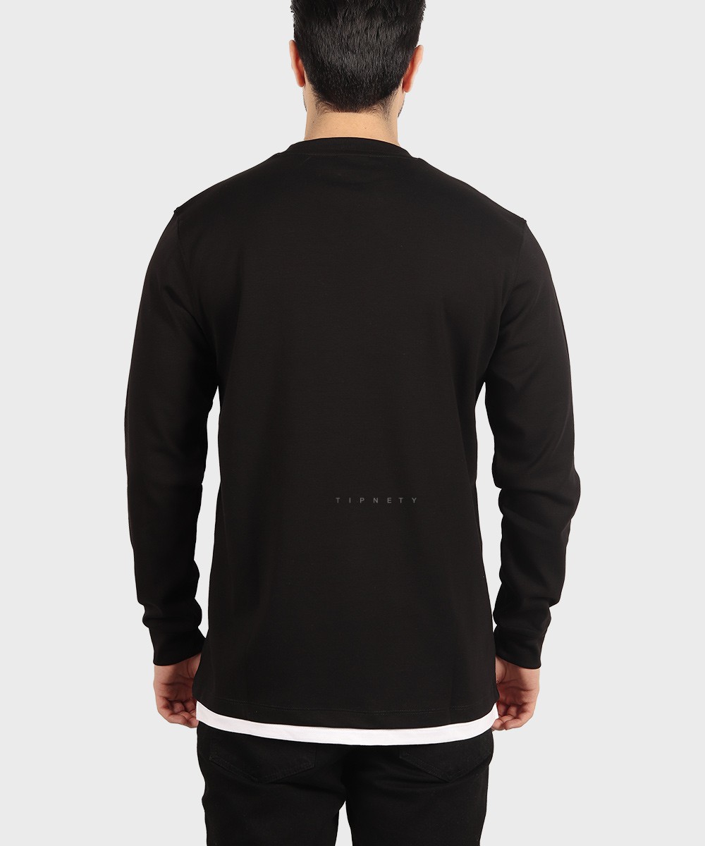       مشکی شیری پاییزه تیشرت 2419  - تصویر 8