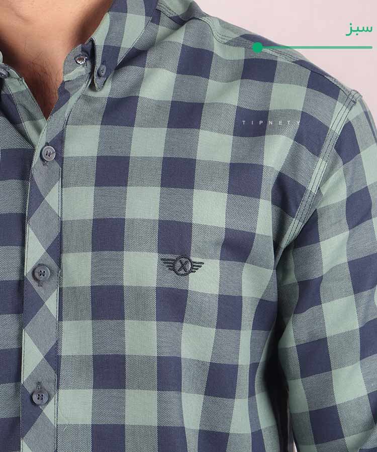                                                                                                                                                 قرمز زرد سورمه ای نفتی آبی صورتی سبز پیراهن آستین بلند فیت 0515  - تصویر 8