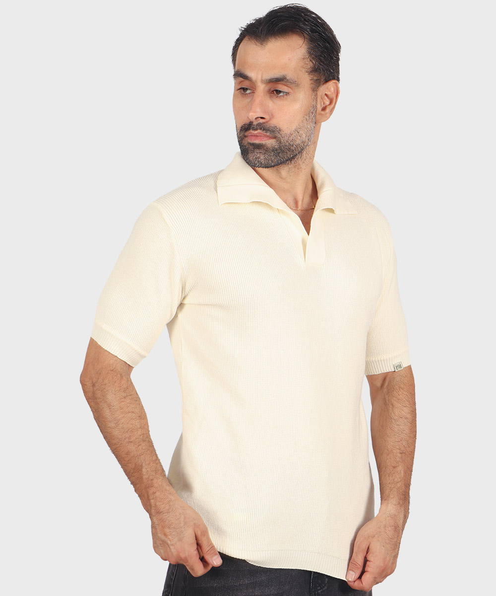                         شیری مشکی سبز تیشرت یقه دار 3314  - تصویر 14