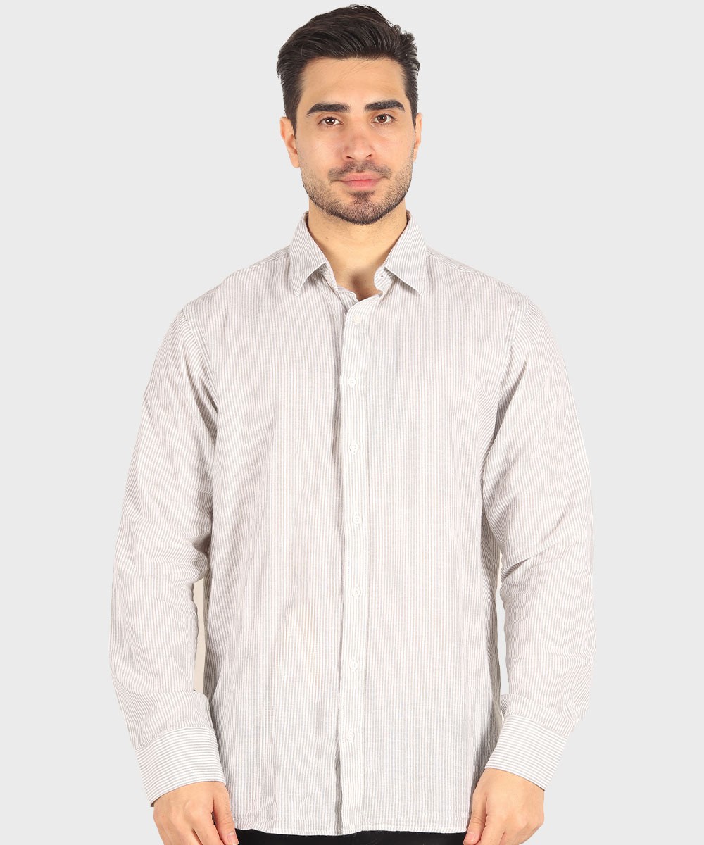           آبی روشن سبز قهوه ای آبی تیره پیراهن آستین بلند فیت 5509  - تصویر 4