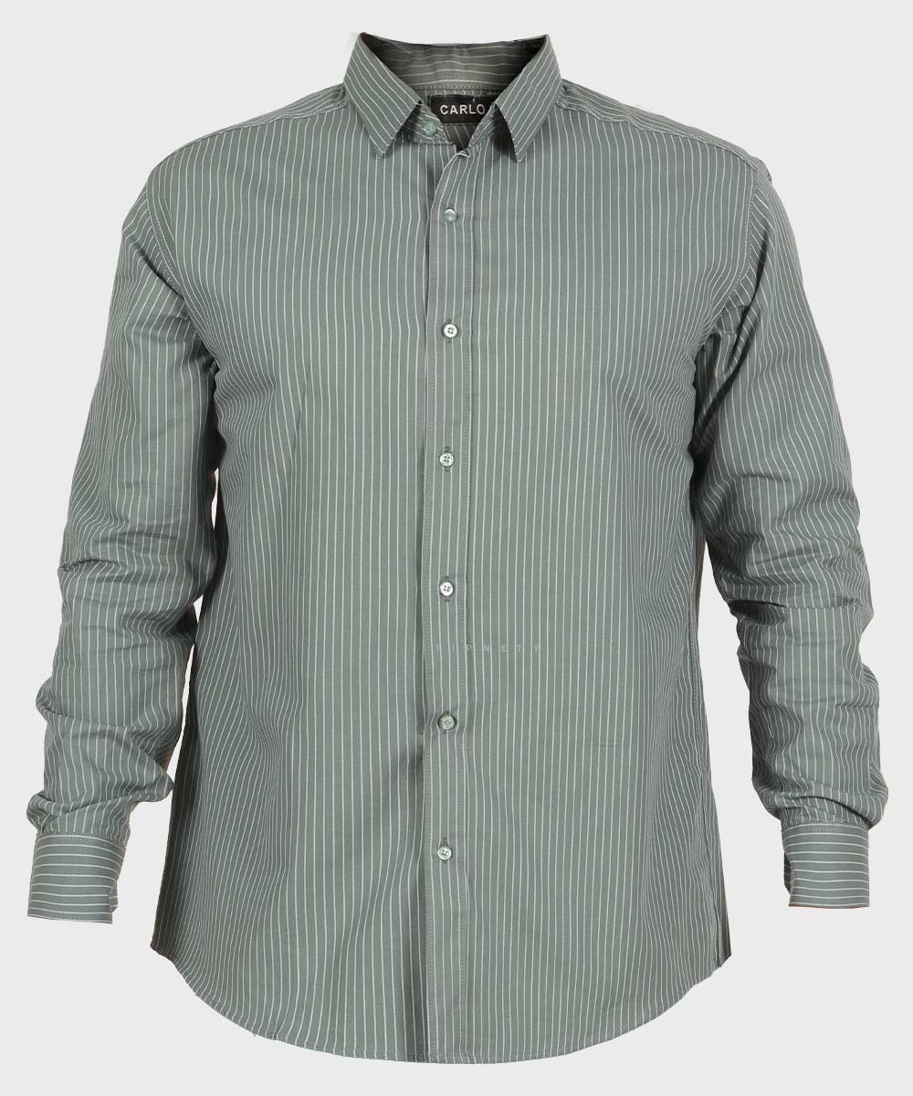 پیراهن مردانه آستین بلند راه راه 0377