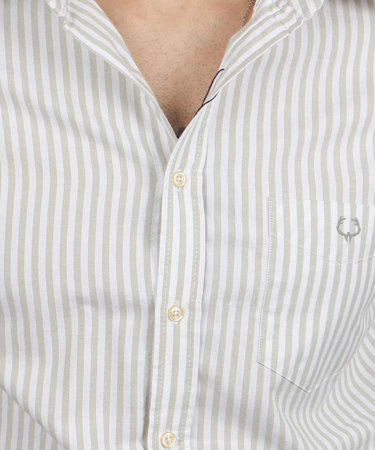                                 لجنی پسته ای آبی پیراهن آستین کوتاه کلاسیک 4354  - تصویر 4