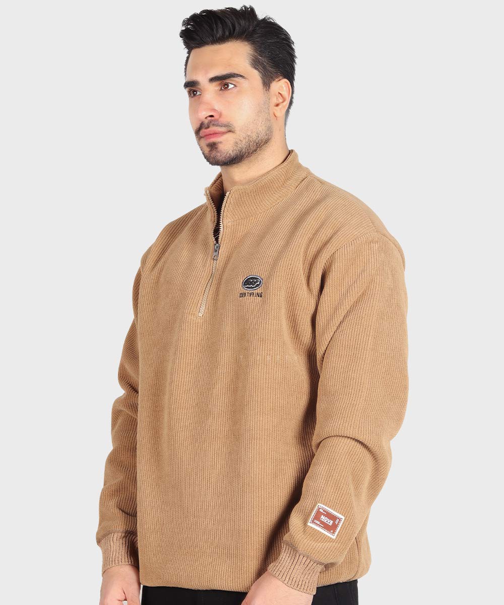           شیری مشکی عسلی خاکی پاییزه پلیور 6094  - تصویر 16