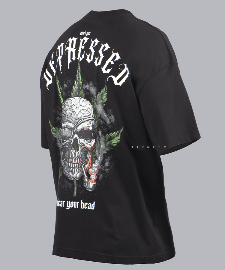 تیشرت لش برند Respire طرح ماریجوانا 1805