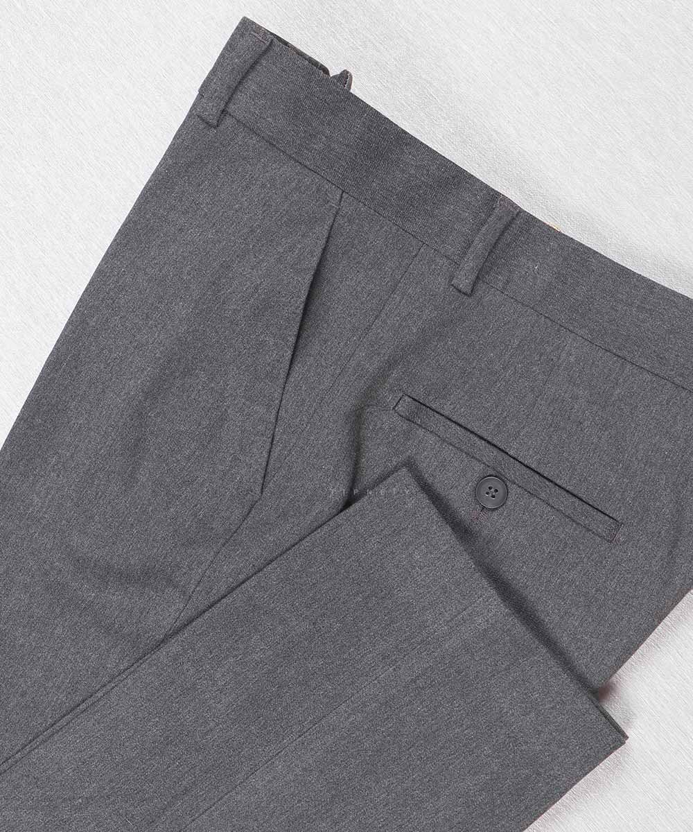                                     مشکی طوسی شلوار پارچه ای فیت 2950  - تصویر 4