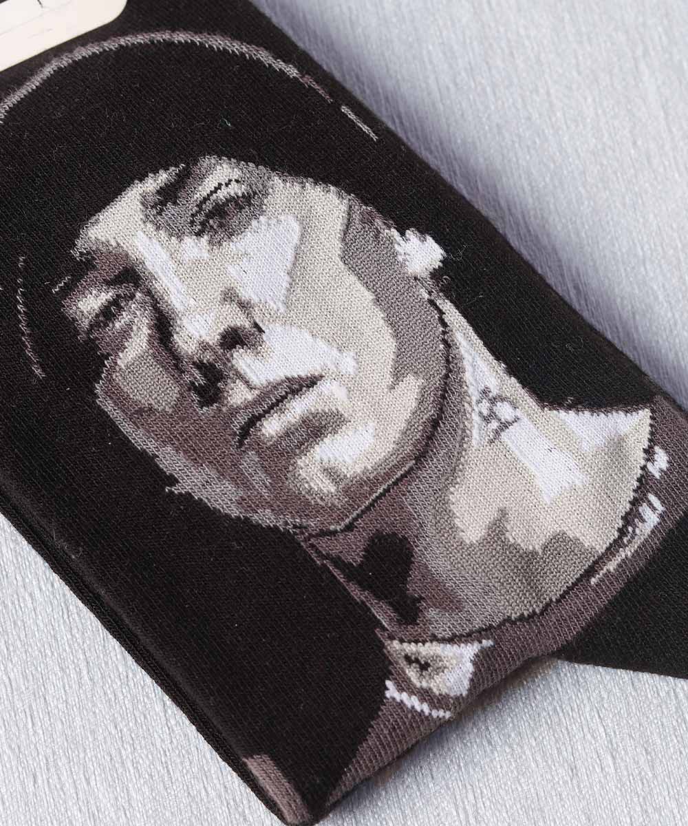 جوراب ساق بلند امینم مشکی 1022