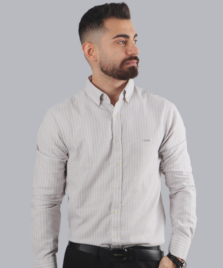 پیراهن مردانه آستین بلند اسپرت 8825