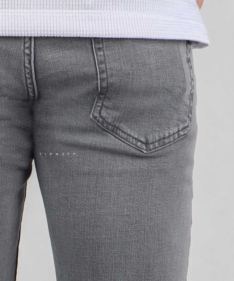                       روشن طوسی دودی       طوسی روشن شلوار جین اسکینی 1059  - تصویر 4