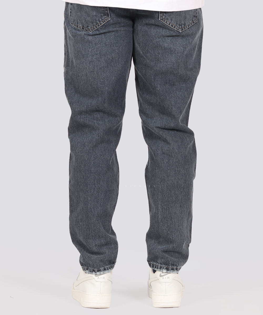   تیره       تیره آبی شلوار جین مام فیت 4907  - تصویر 10