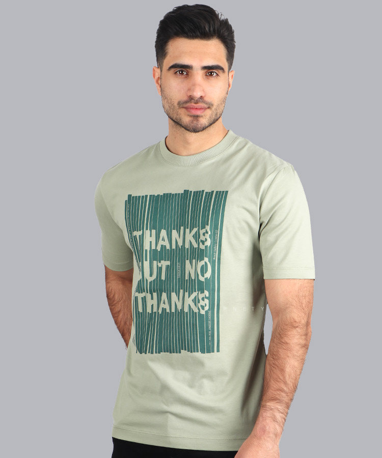 تیشرت طرح دار مردانه 1300