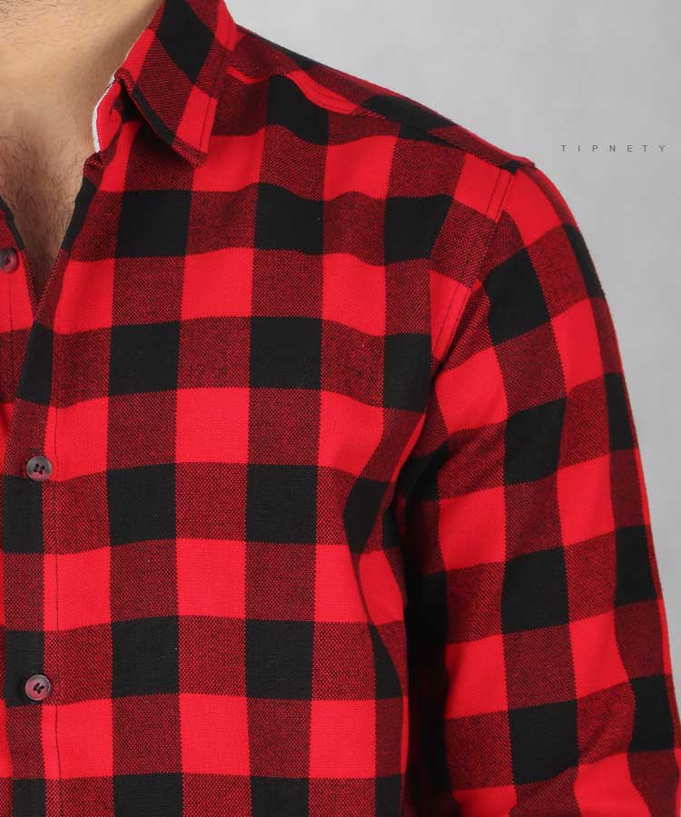 پیراهن مردانه چهارخانه پاییزه 0412