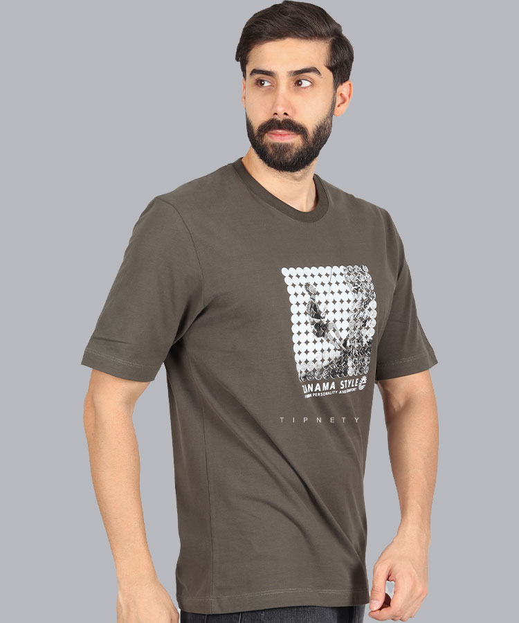                                                 سبز تیشرت چاپی 1421  - تصویر 4