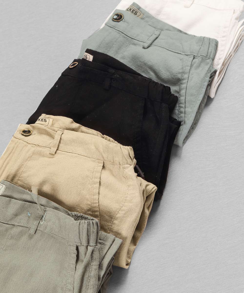 شلوار لینن بگ مردانه 0260