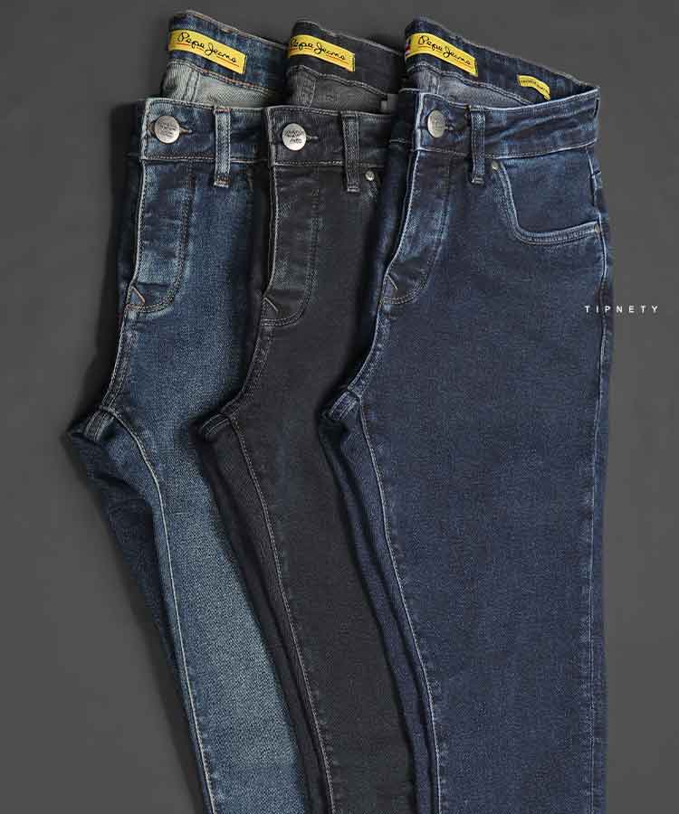 شلوار جین اسکینی مردانه ساده 3653