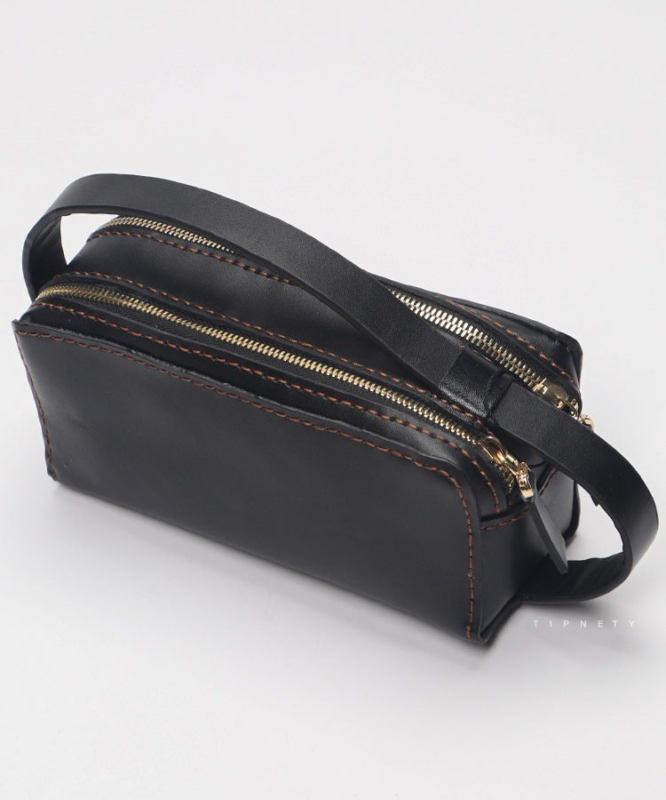 کیف دستی مشکی و چرمی 7626