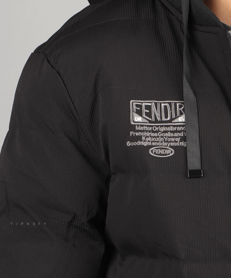                                                                                                                                                                                     سبز خاکی سفید مشکی زمستانه کاپشن 0137  - تصویر 9