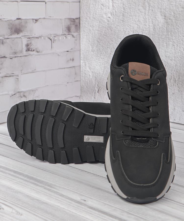 سبز قهوه ای مشکی کفش روزمره (کتانی) 1687  - تصویر 5