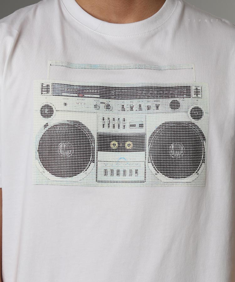 تیشرت طرح دار مردانه طرح رادیو 1910