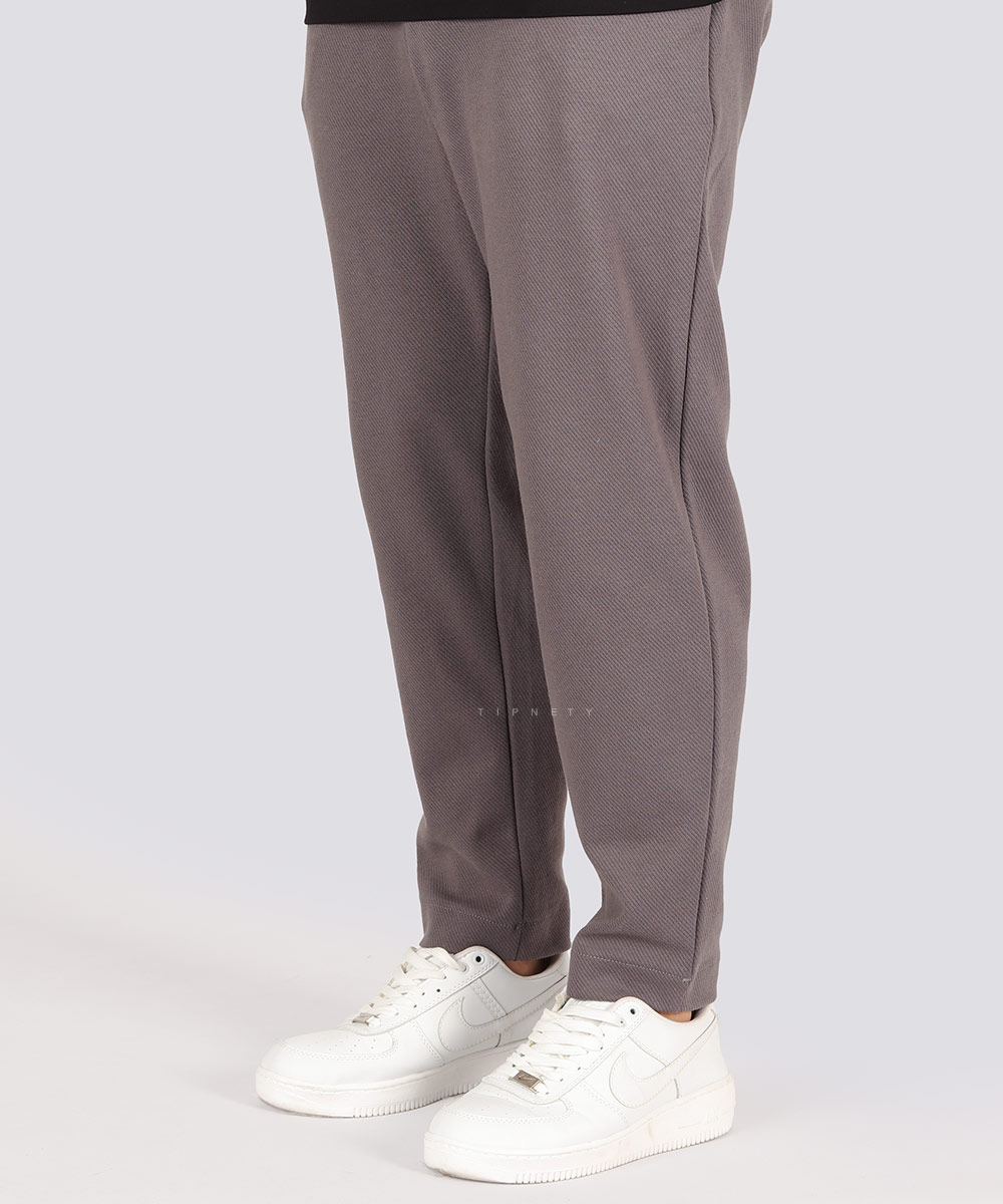                 مشکی کرم طوسی تیره شلوار پارچه ای اسلش 1140  - تصویر 3