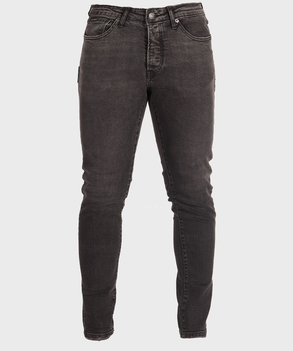   تیره           تیره           تیره طوسی ذغالی دودی شلوار جین اسکینی 1085  - تصویر 8