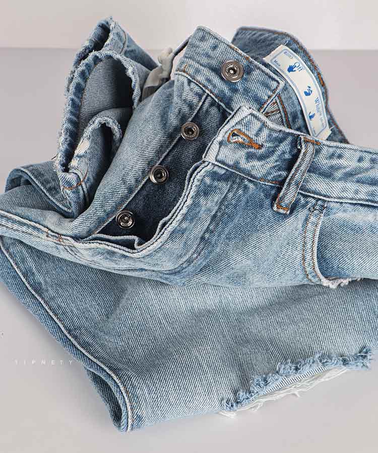                             آبی روشن شلوار جین مام استایل 5005  - تصویر 4