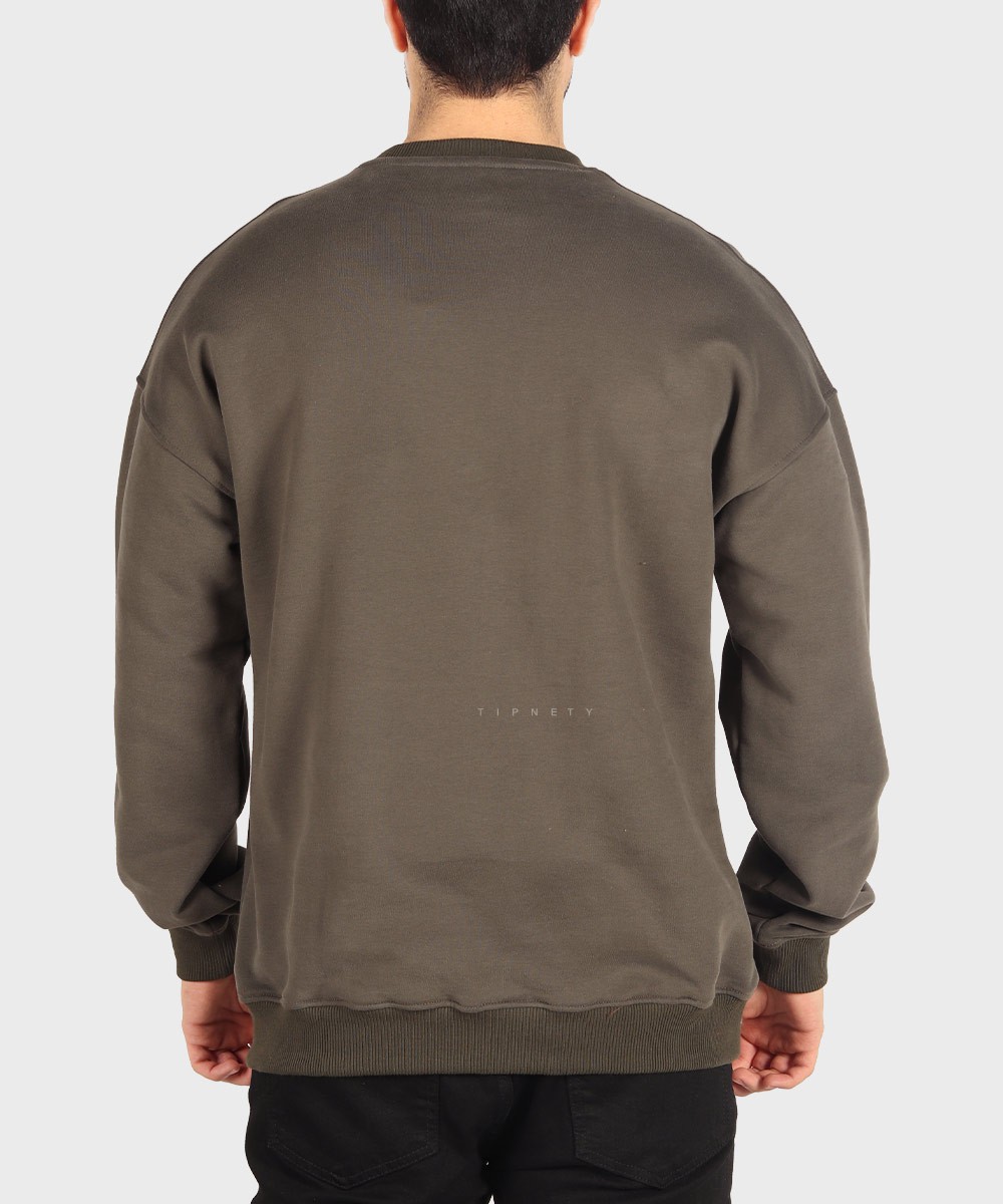         سورمه ای لجنی قرمز پاییزه پلیور 1786  - تصویر 17