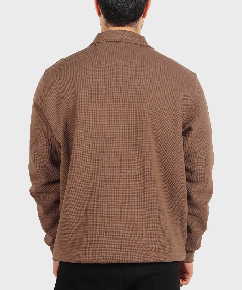                 قهوه ای نفتی آبی روشن مشکی شکلاتی کرم صدری پاییزه پلیور 8016  - تصویر 19