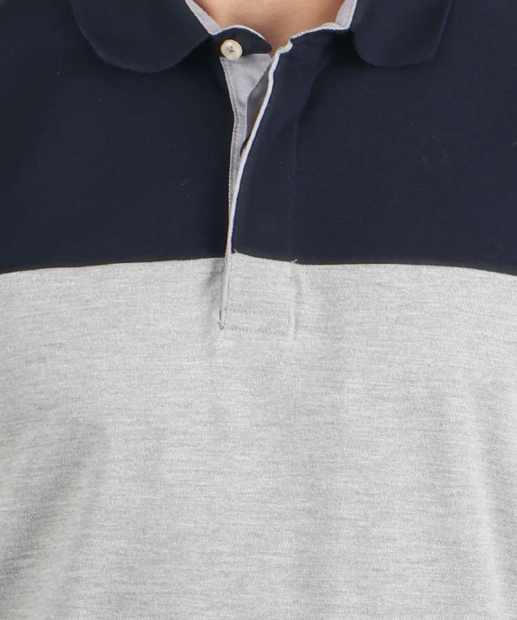                                                                     سورمه ای مشکی شتری سفید بنفش لجنی قرمز تیشرت یقه دار 0313  - تصویر 4