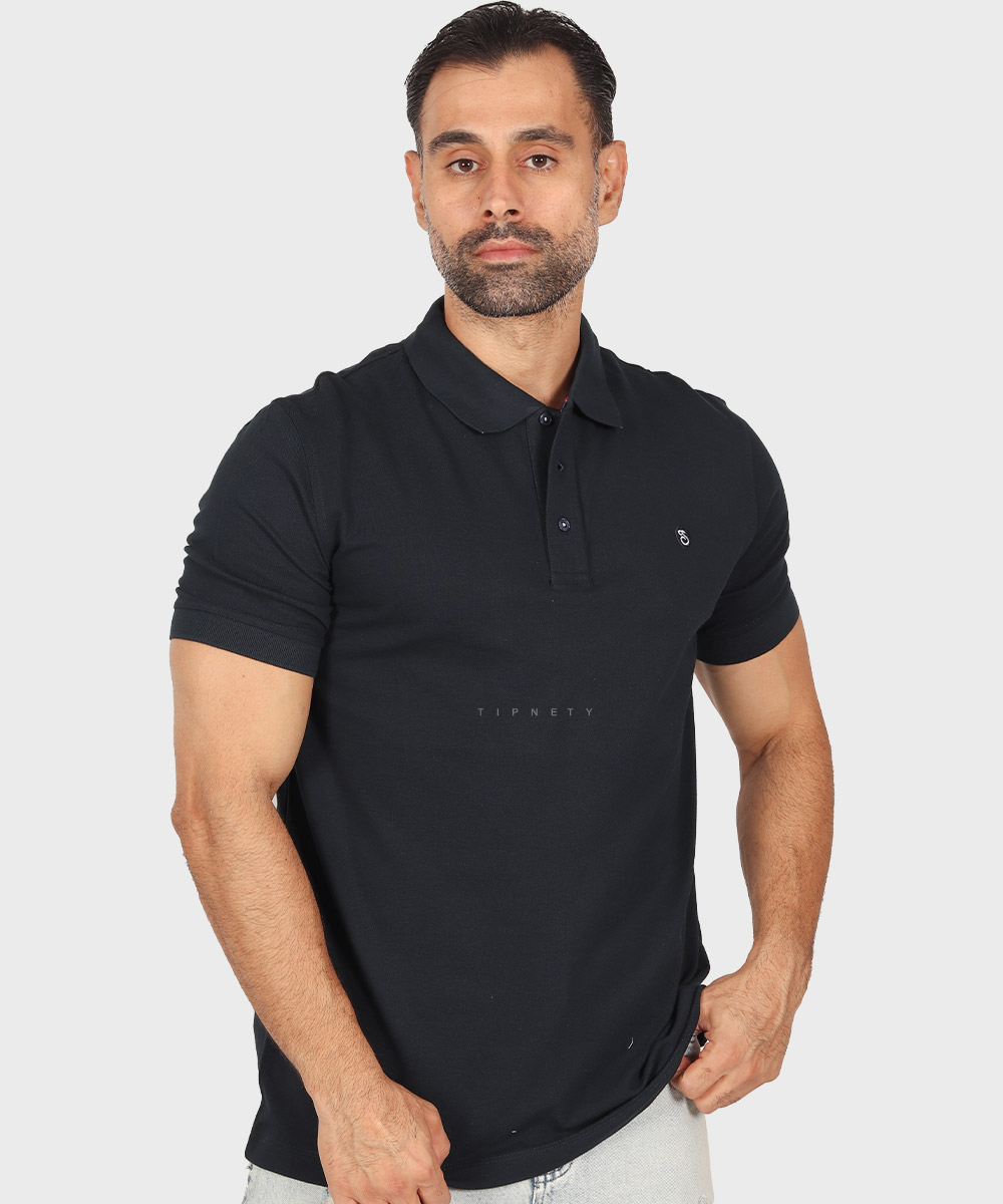 تیشرت سایز بزرگ مردانه یقه دار و ساده 1550