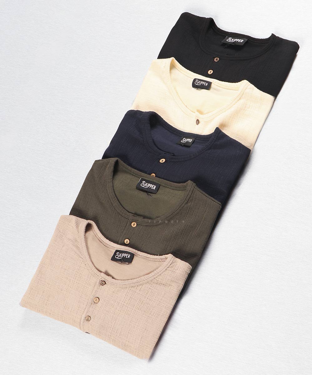                                                 کرم روشن لجنی مشکی سورمه ای خاکی تیشرت لش 1769  - تصویر 2