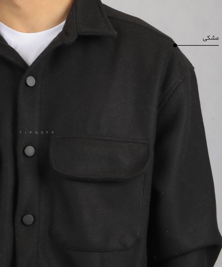                                                                                                                                                                                                                                 سفید ملانژ نسکافه ای دودی کرم مشکی پاییزه ژاکت 1245  - تصویر 8