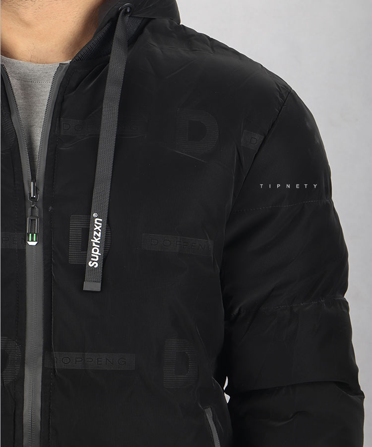                                                                                                                                                 سفید صدری مشکی طوسی سبز زمستانه کاپشن 0156  - تصویر 7