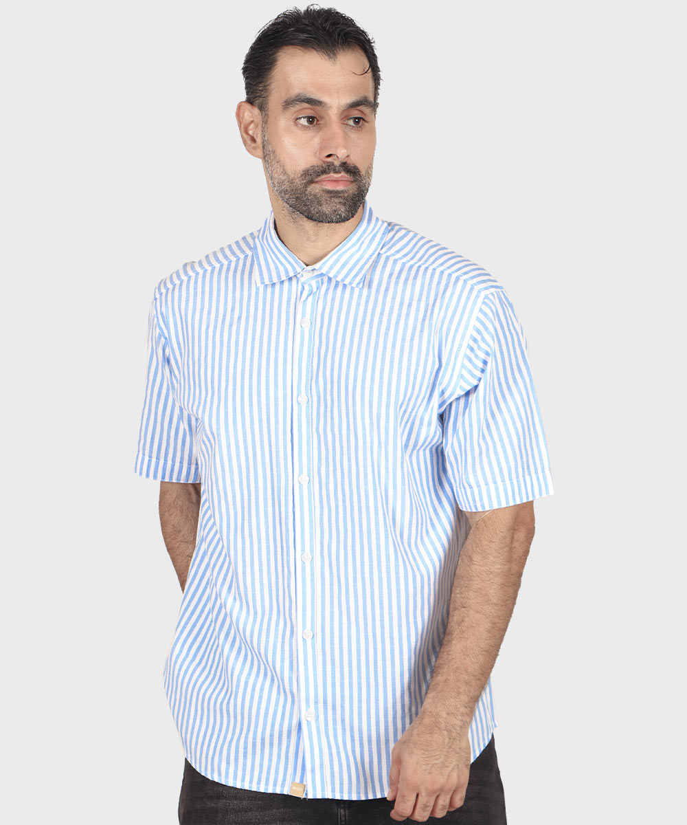         زیتونی پیراهن آستین کوتاه فیت 4040  - تصویر 15