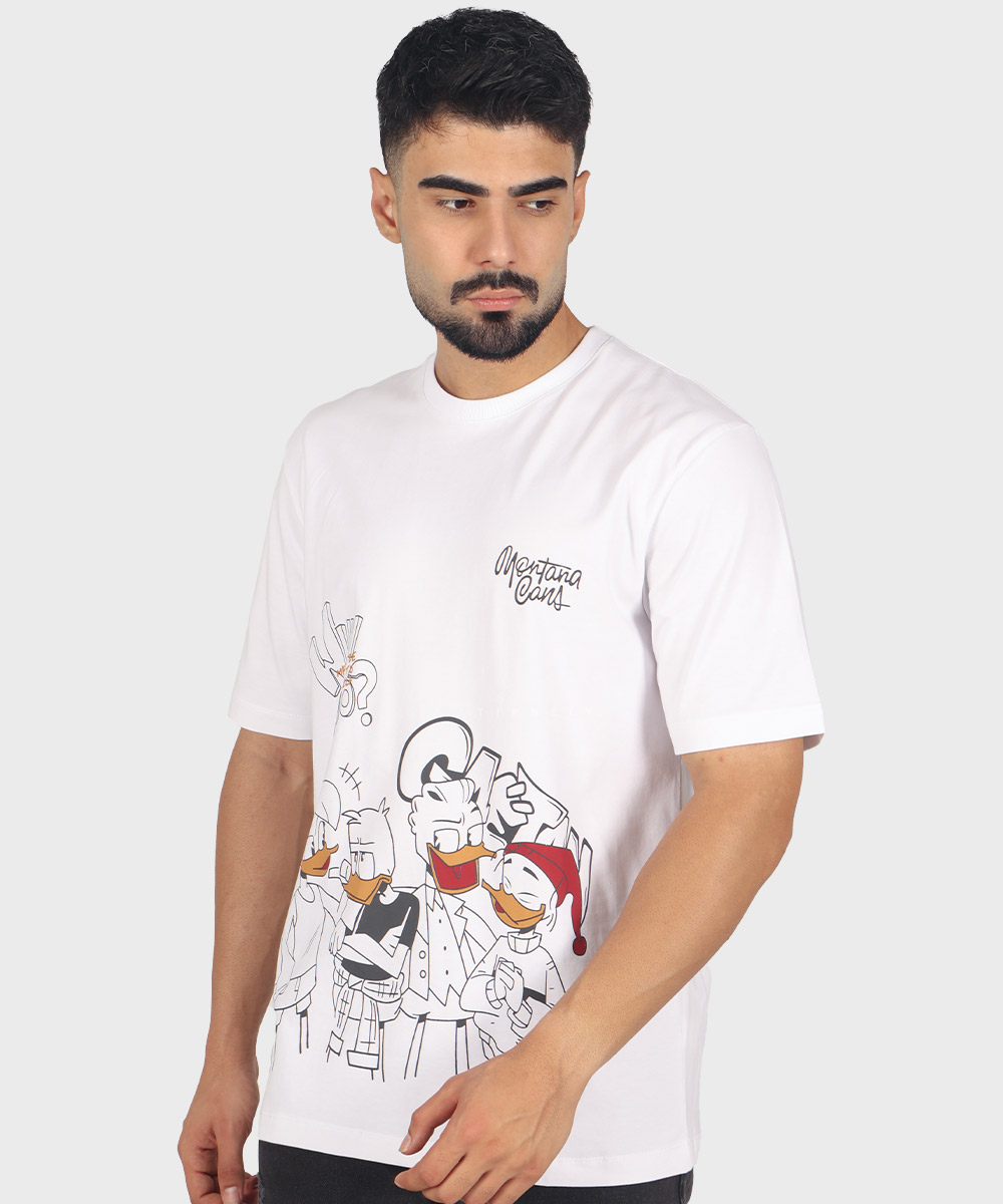 تیشرت لش طرحدار Montana Cans کد 1424