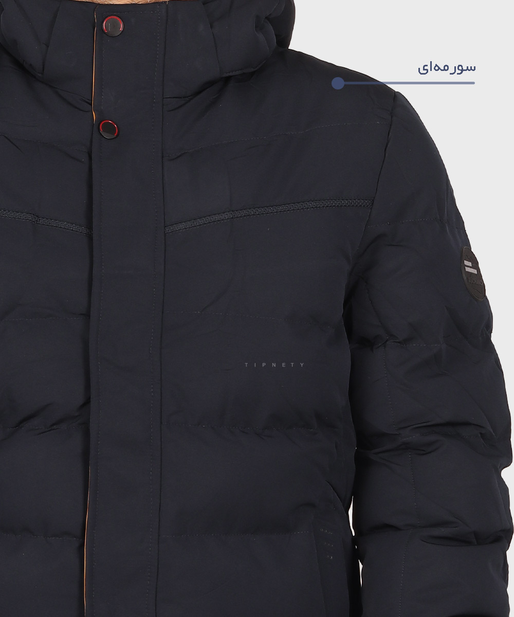           سبز مشکی سورمه ای قرمز زمستانه کاپشن 2220  - تصویر 5