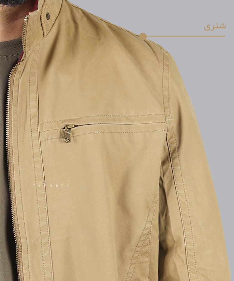         شتری زمستانه کت کتان 1807  - تصویر 3