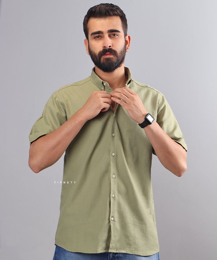 پیراهن آستین کوتاه مردانه 4451