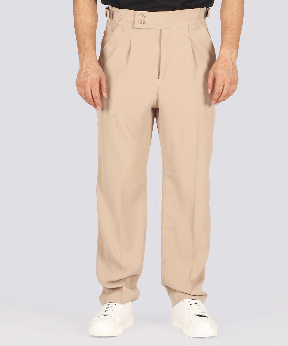           مشکی سورمه ای کرم استخوانی شلوار پارچه ای مام استایل 5660  - تصویر 4