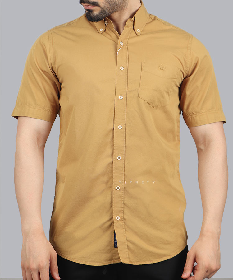                                                                                                                         کله غازی خاکی سبز خردلی نوک مدادی یشمی شتری طوسی زرشکی پیراهن آستین کوتاه کلاسیک 1026  - تصویر 3