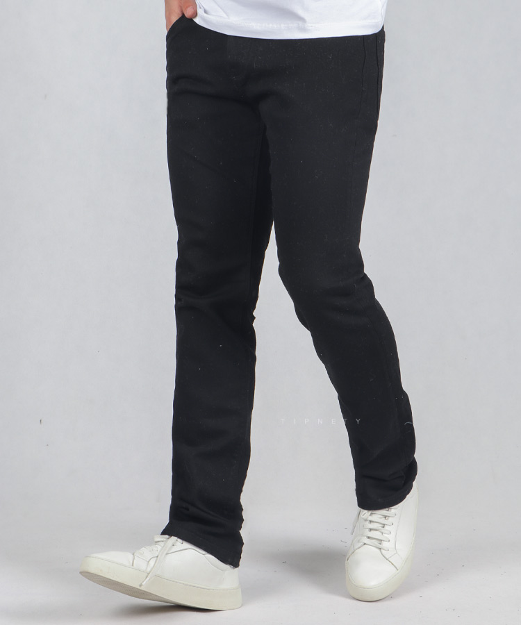 شلوار جین اسلیم مردانه مشکی 3804