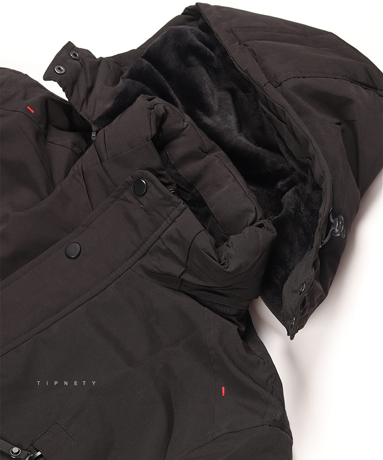                                 شتری مشکی سورمه ای زمستانه کاپشن 2138  - تصویر 8