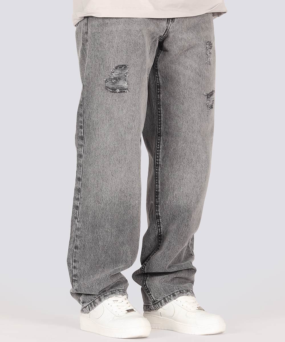             طوسی شلوار جین بگ استایل 4901  - تصویر 7